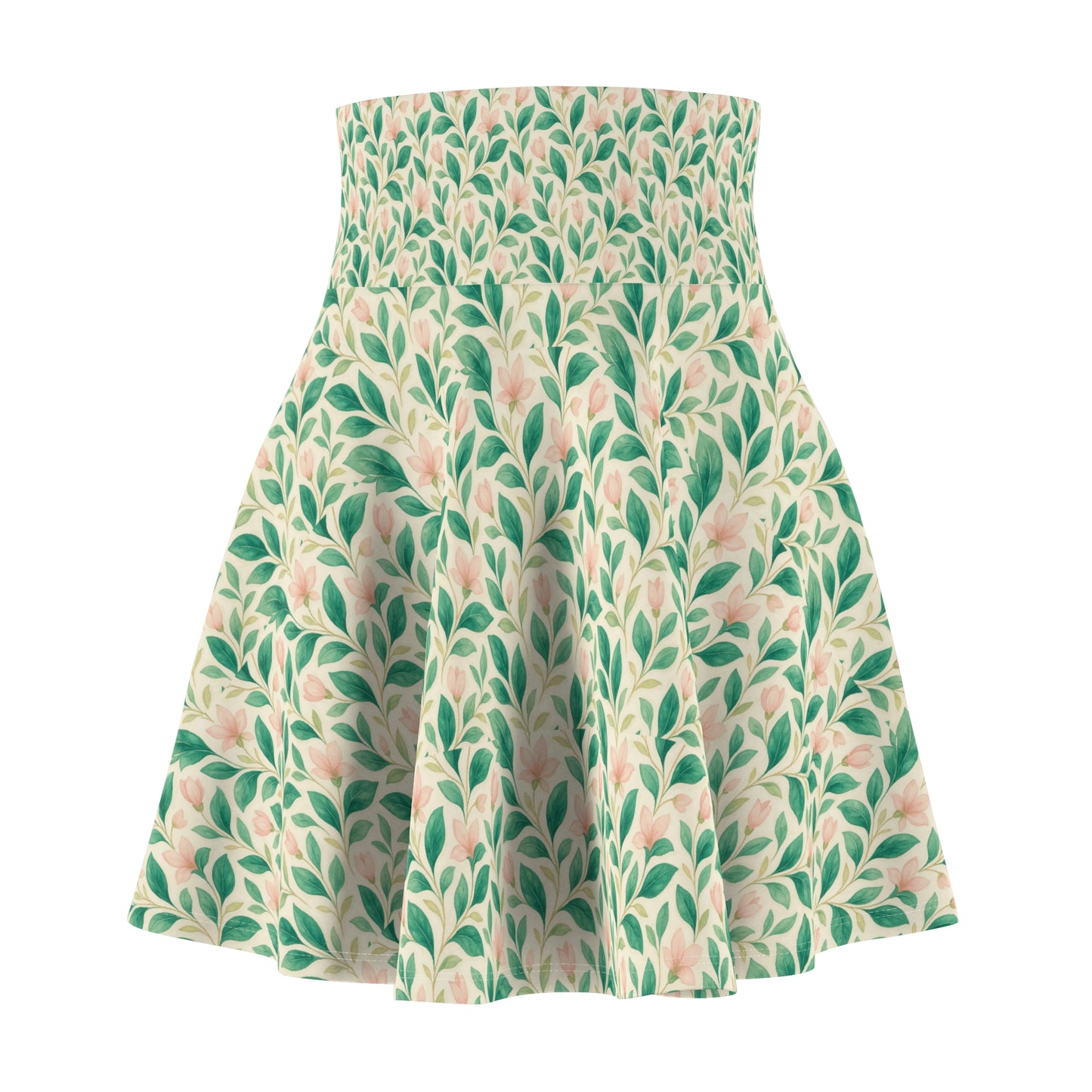 Floral Women's Skater Skirt, Bohemian Skirt for Summer, Dance Skirt, Casual Wear Skirt, Gift for Her, Everyday Fashion