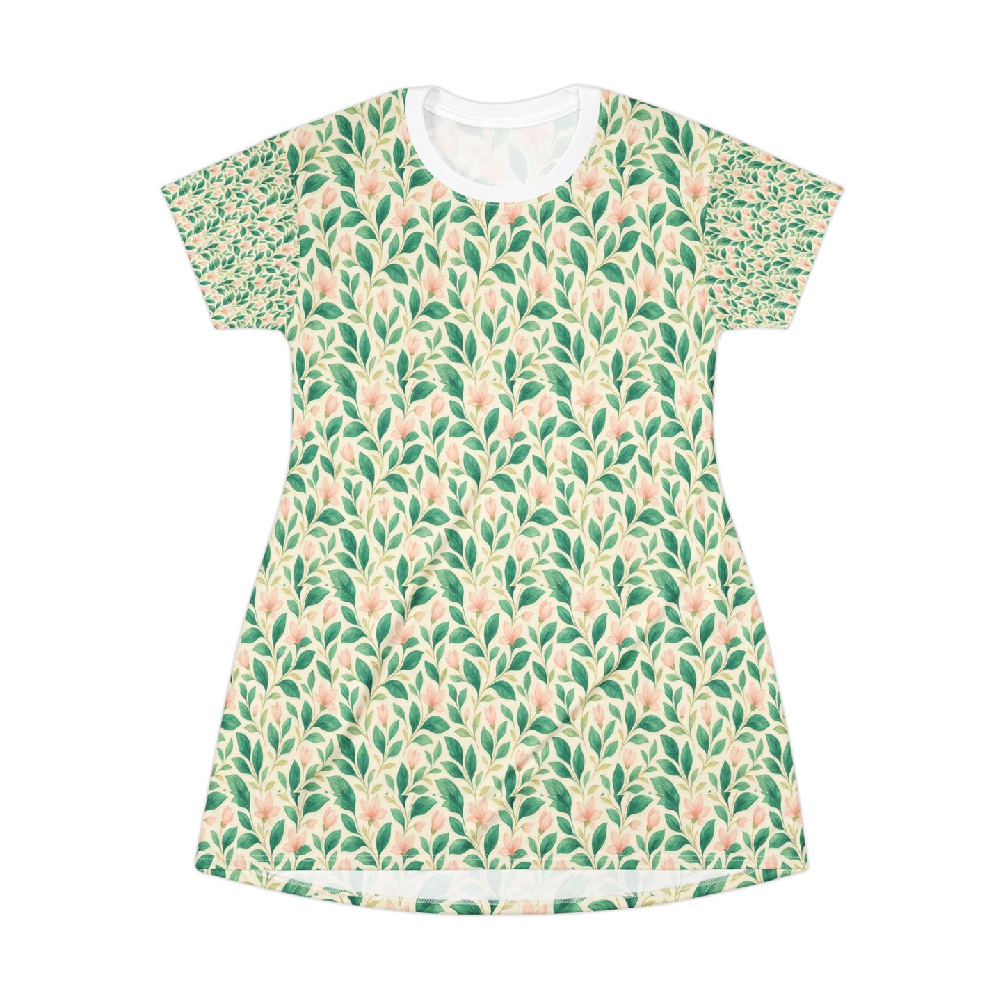 Flor de Jade T Shirt Dress