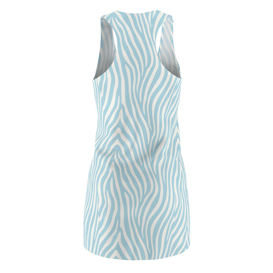 Blue Zebra Racerback Dress
