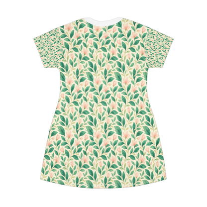 Flor de Jade T Shirt Dress