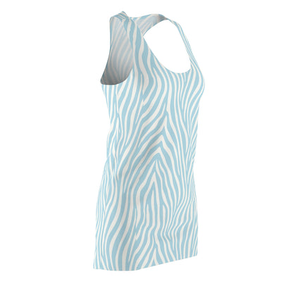 Blue Zebra Racerback Dress