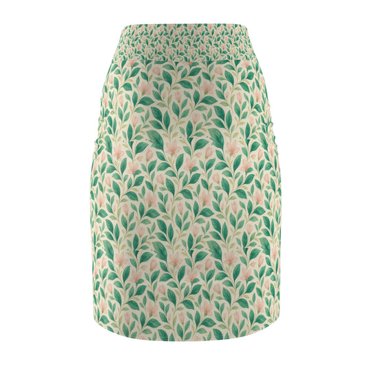Floral Women's Pencil Skirt, Elegant Skirt for Work, Spring Fashion, Perfect Gift for Her, Stylish Office Wear, Versatile Day-to-Night [...]